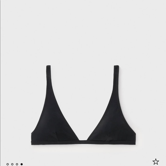 Totême Triangle bikini top black - Picture 4 of 4